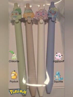 Pokemon #1 Egg Hunt Gel Pen 4Pck Set